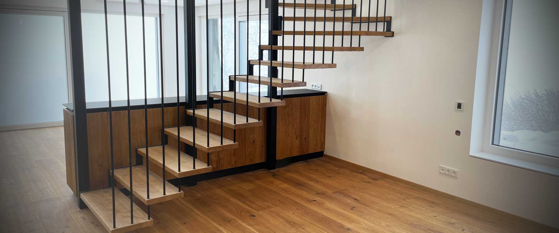 Naderer Designtreppe in Eiche